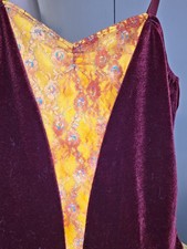 revolution dancewear costume Marron And Yellow Style RC 17037 Size SA With...