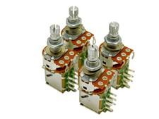 A500K PUSH PULL SHORT SPLIT SHAFT AUDIO TAPER POT/POTENTIOMETER DPDT