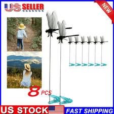 8 PCS Fake Dragonfly Clips,3D Outdoor Dragon Fly Decor Clip on Dragonfly for Bug