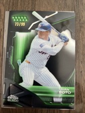 2026 Topps Chrome Black Juan Soto Green /99