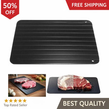 Defrosting Tray Rapid Thaw Fast Board Plate Non Stick For Frozen Meat Fish Food