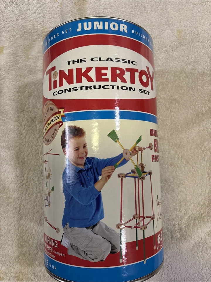 Classic 2001 TinkerToy Junior Construction Set - Image 1 of 3