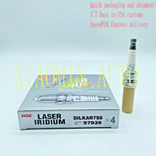 4PC (97939) DILKAR7S8 Laser Iridium NGK Spark Plug Fits 19-23 Toyota Corolla 2.0