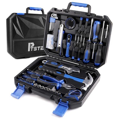 128 Piece Tool Set, General Household Hand Tool Kit, For DIY And Quick Repair...