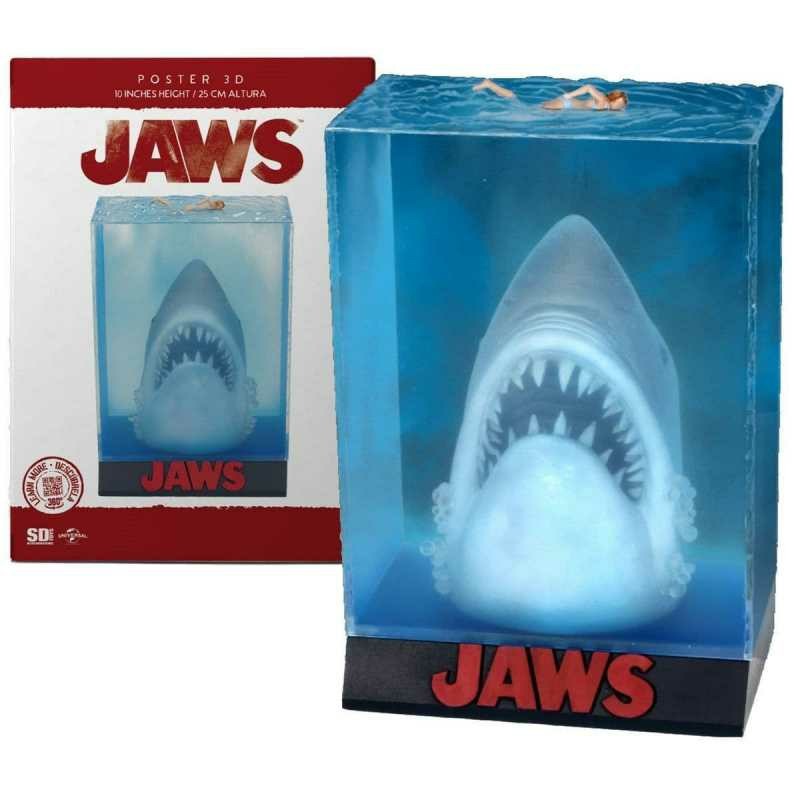 Póster diorama de película Jaws 3D