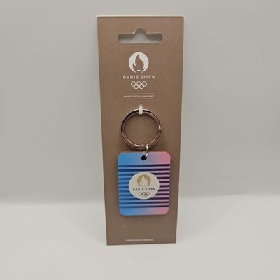 Paris Olympics 2024 Wooden Keychain
