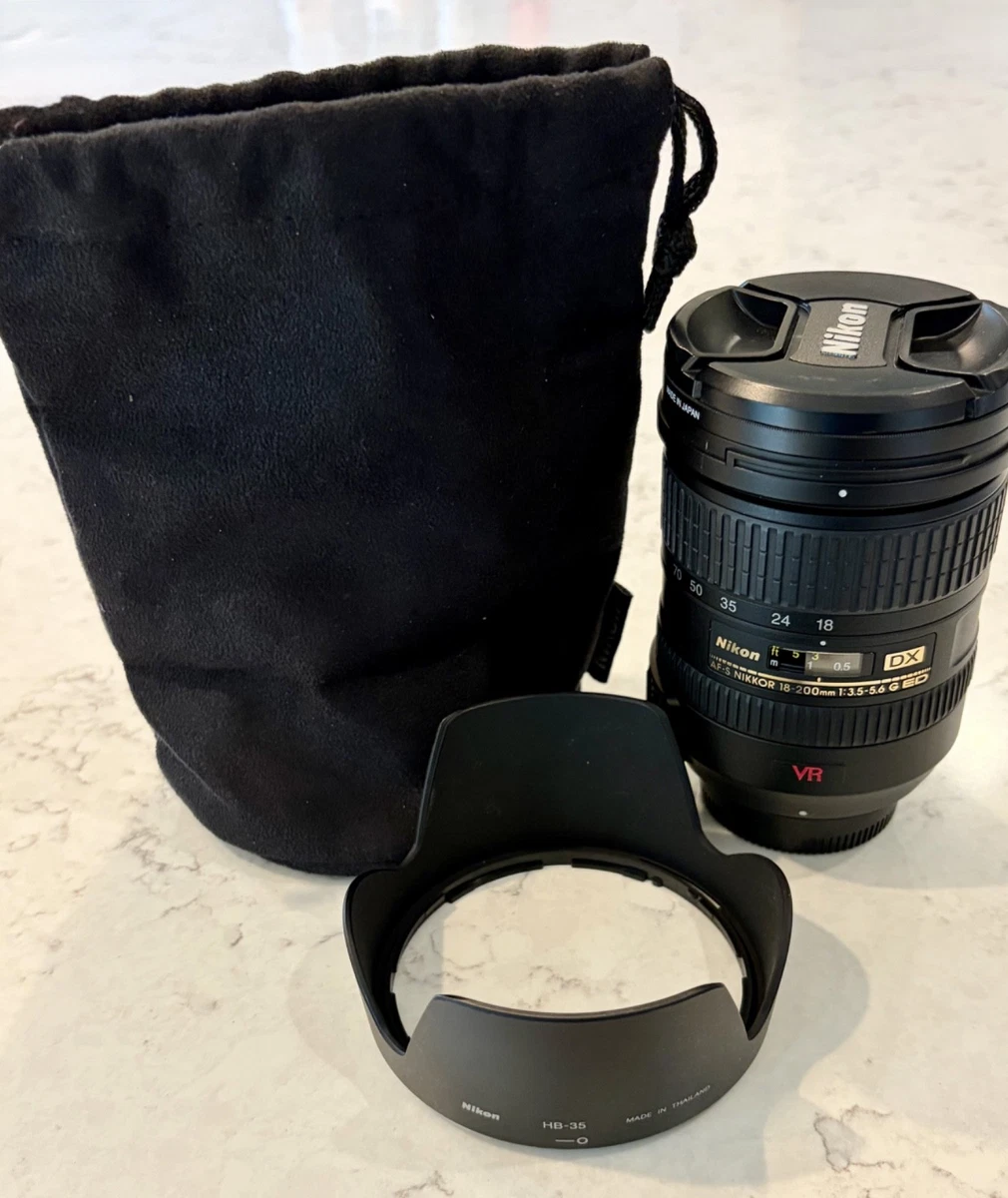 Nikon NIKKOR AF-S 18-200mm Focal Camera Lenses for sale | eBay