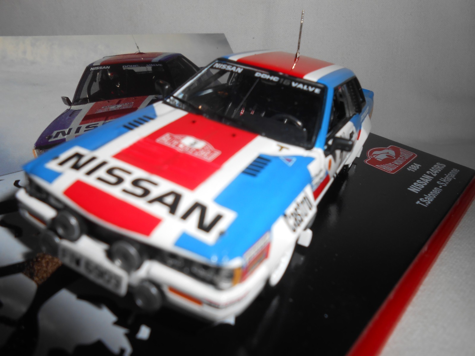 Voiture miniature Nissan 240RS Rallye Monte Carlo 1984 1/43
