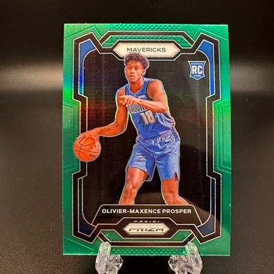2023-24 Panini Prizm Olivier-Maxence Prosper Green Prizm RC 146 Dallas Mavericks