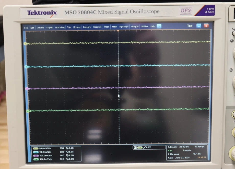 Tektronix MSO70804C Mixed-Signal Scope 8GHz, 4+16 Ch w/Accessories and Options - Image 2 of 4