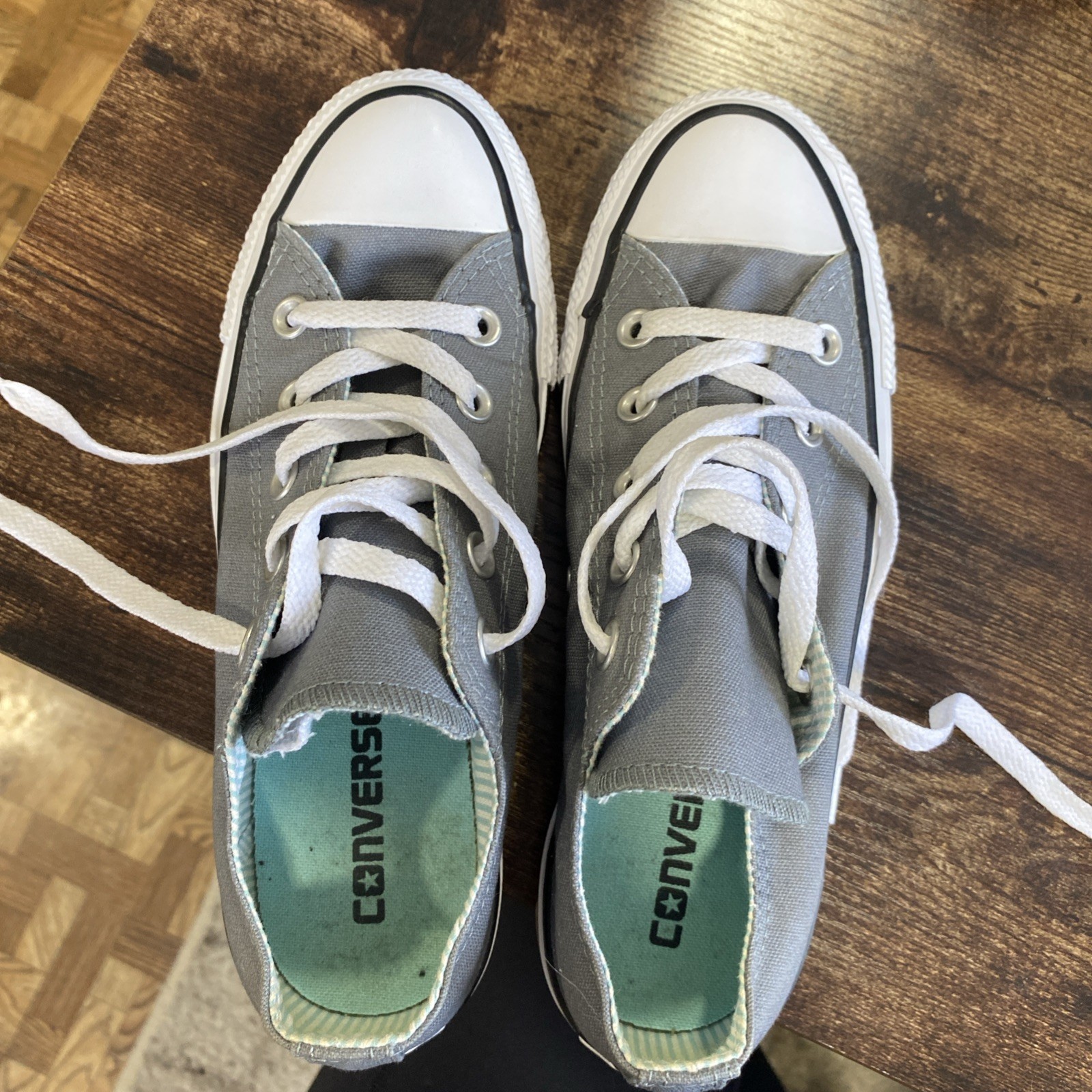 Converse Chuck Taylor Low Top Shoes All Star Double Tongue Sneakers Womens Sz 6 thumbnail 14