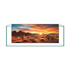 Aquarium Background Terrarium Background Ultra HD Static Cling, Tape-Free, D