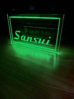SANSUI LED NEON GREEN LIGHT SIGN 8x12