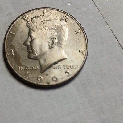 1993-D 50C Kennedy Half Dollar