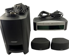 BOSE CD DVD Media Center Powered Sub Speaker System Tested AV3-2-1 I PS3-2-1 III