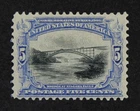 CKStamps: US Stamps Collection Scott#297 5c Mint H OG Tiny Thin CV$75