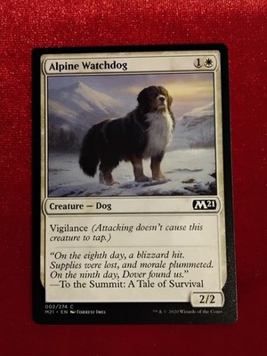 MTG - Alpine Watchdog 002/274 M21 2021 Core Set - Unplayed Mint+