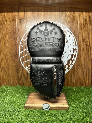 Scotty Cameron Custom 1 of 1 2024 Phantom LH LEFTY Round Headcover “Blackout”