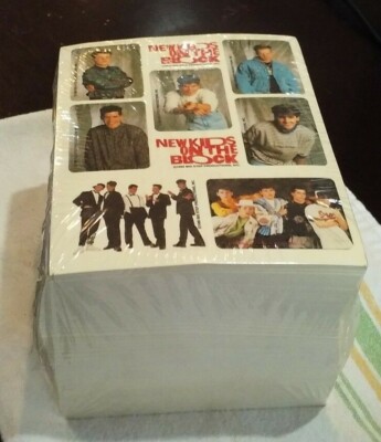 New Kids on the Block vintage stickers still in wrapper 500 sheets NKOTB