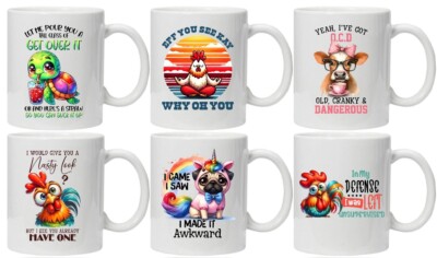 Lustige Neuheit Tasse urkomisch sarkastisch Tier urkomische Zitate tolles Geschenk verpackt
