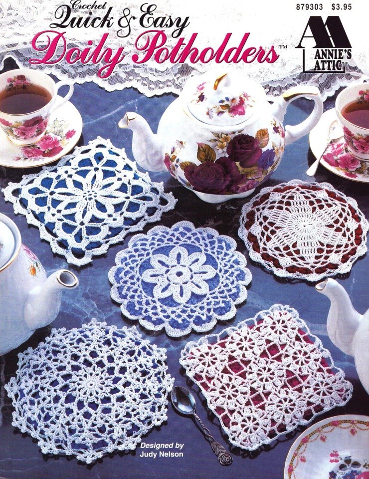 Crochet Potholders and Coasters Lot of 2 Booklets - Image 4 of 4