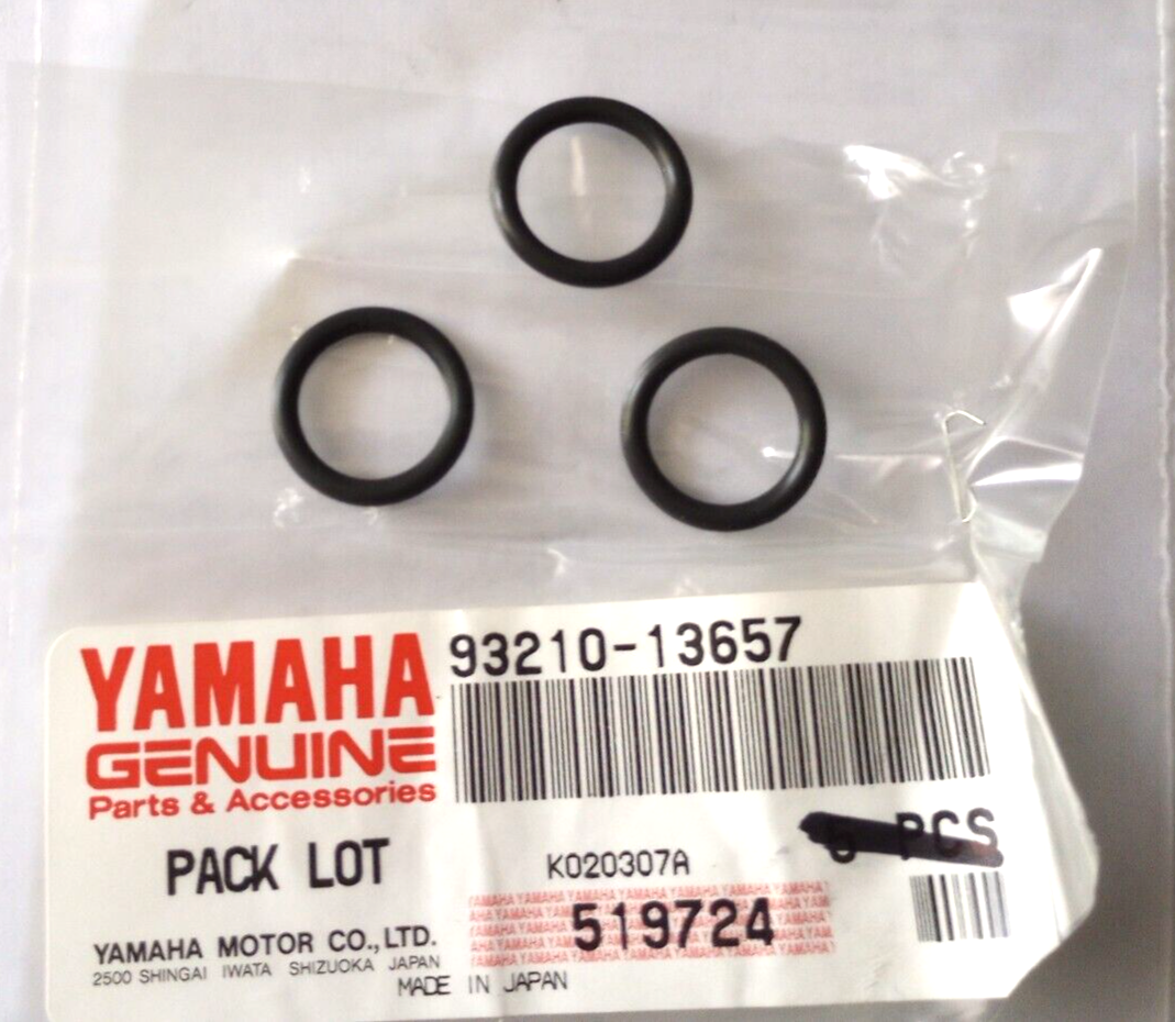 Yamaha XV1600, XV1700, R1 O-Ring NOS 93210-13657 Qty. 3 (L-5600