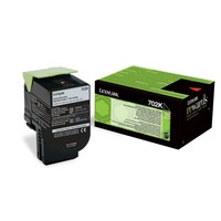 Lexmark 70C20K0 702K Toner-Kit Schwarz Return Program, 1.000 Seiten Iso Iec