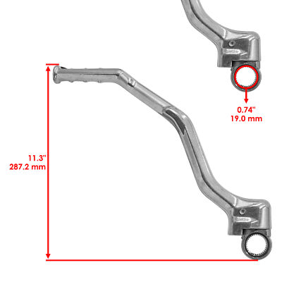 Caltric Kick Start Lever Pedal For Yamaha WR450F 2007-2011 2S2