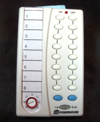 X-10 16 Unit PalmPad Remote HR12A X10