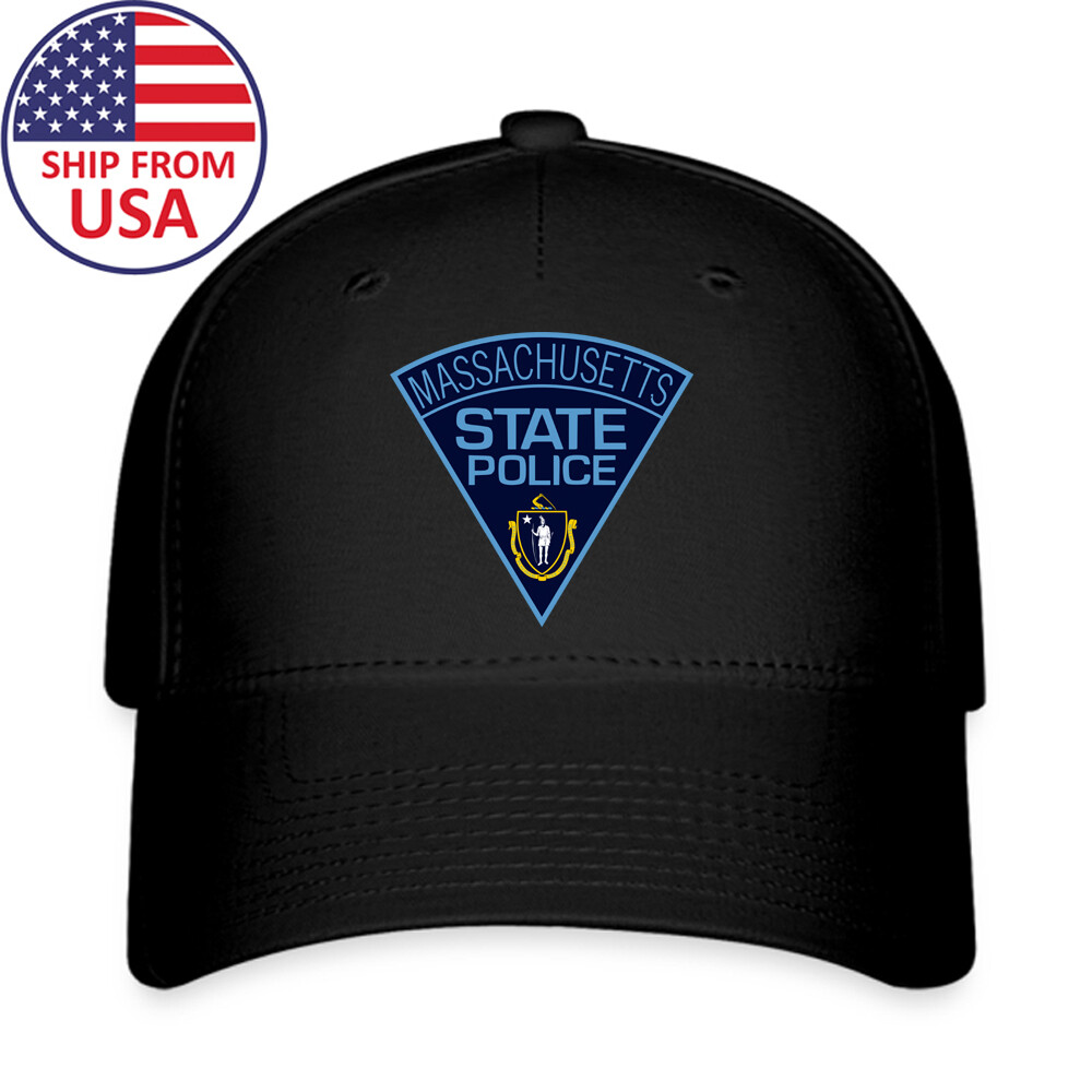 Massachusetts State Police Black Hat Baseball Cap Adjustable  display picture 2