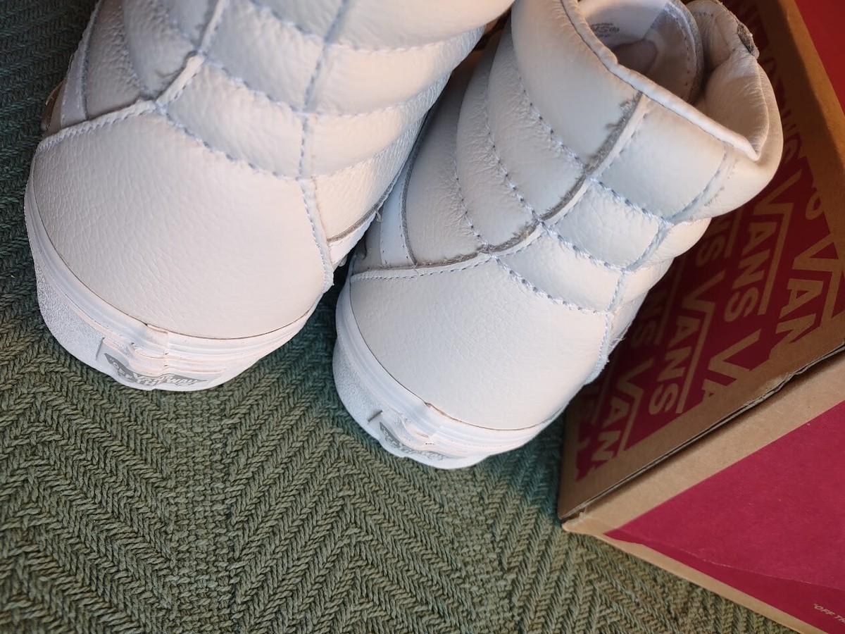 Vans Sk8-Hi BOLT Leather White/Drizzle Skate Retro Athletic Trainer VN0A5JIVXP3 Vans Sk8-Hi BOLT Leather White/Drizzle Skate Retro Athletic  main image 3