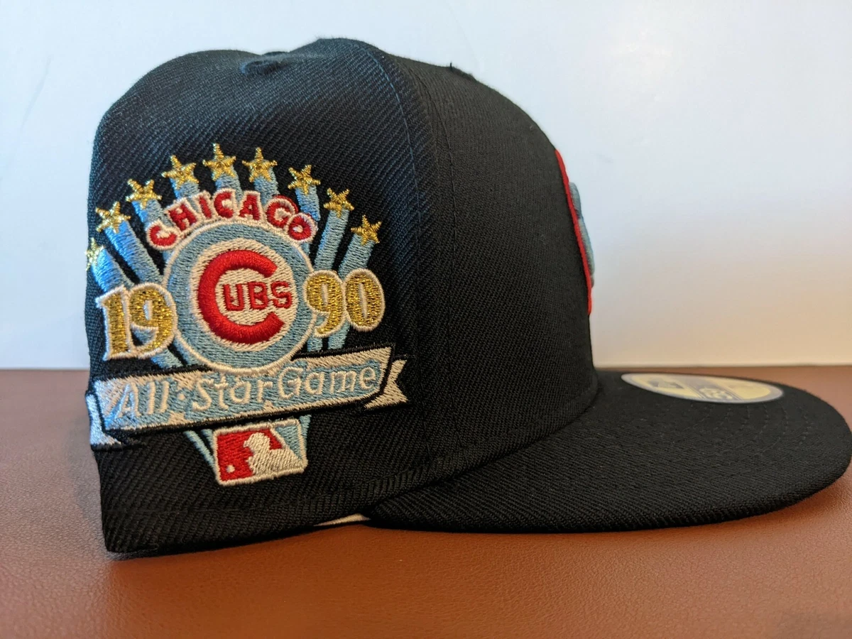 New Era 59FIFTY Chicago Cubs 1990 All Star Game Black Icy Blue 7 5