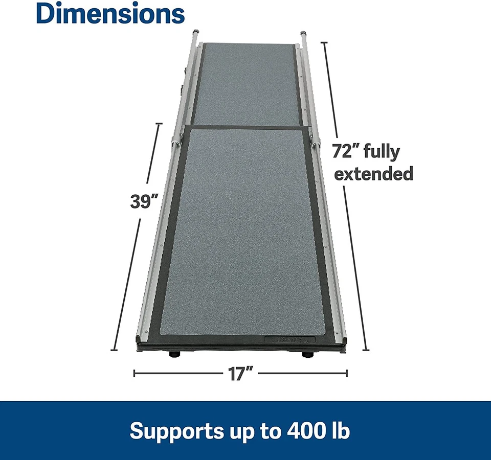 Rampa extensible telescópica Petsafe SOLVIT 62305 Deluxe para coche camión SUV Foto 2 de 4