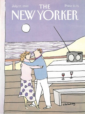New Yorker magazine Cover Only July 17 1989 - Ehrenberg Couple