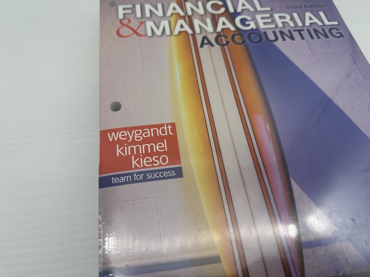 FINANCIAL&MANAGERIAL ACCOUNTING ハードカバー Financial and Managerial Accounting: Weygandt, Jerry J