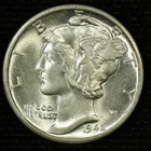 Mercury Silver Dime. 1942 D. FSB Brilliant Uncirculated Lot #9049-113-150