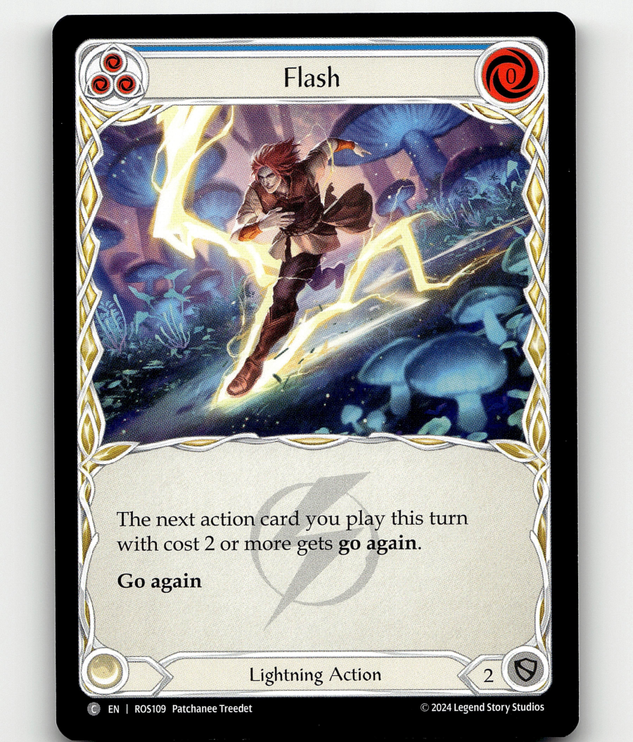 flesh and blood rosetta cards Flesh And Blood Flash (Blue)