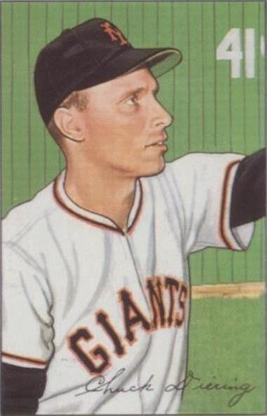 1987 C.C.C. 1952 Bowman Reprints - Chuck Diering #198 - 1 of 1