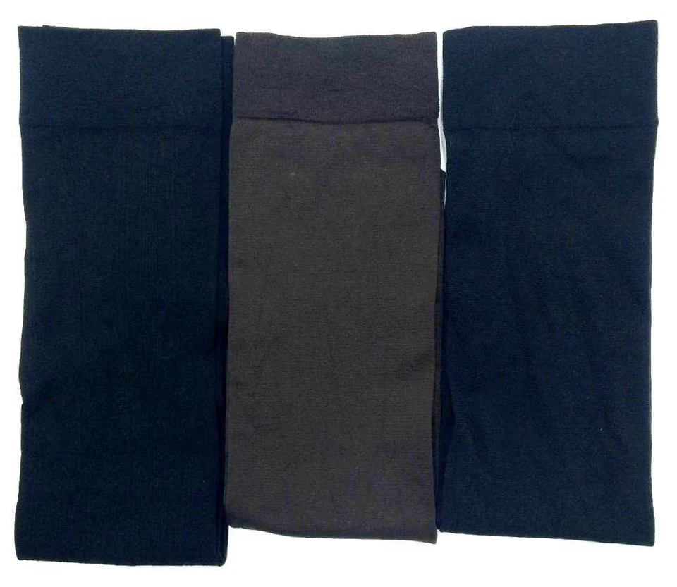 $40 Bloomingdale'S Nuevo Paquete de 3 Pares de Calcetines de Vestido Negro Marrón Tubo Talla Única Foto 2 de 2