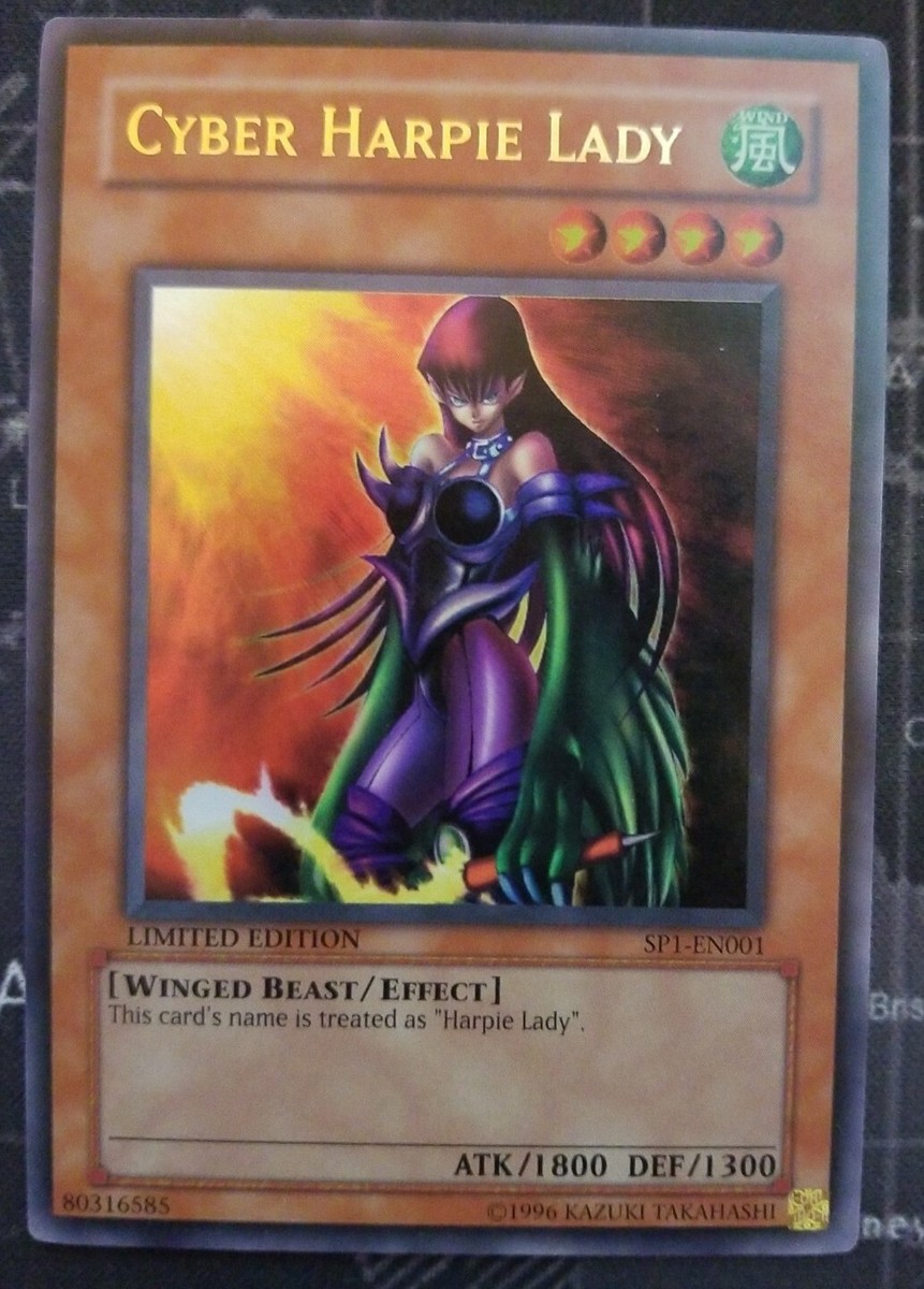 Cyber Harpie Lady SP1-EN001 Ultra Rare Limited Edition Yugioh NM