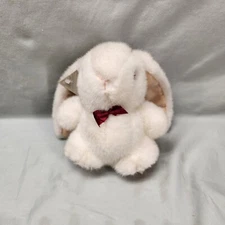Vintage 1989 Summit Collection Heartwarmers Blue Bunny Rabbit Plush 7”