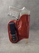 Smith & Wesson Bodyguard 380 IWB Concealed Custom Leather Holster byETW Holsters