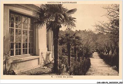 CAR-ABNP6-0525-30 - Institution Ste-Marie - die Einfahrt Des Gärten