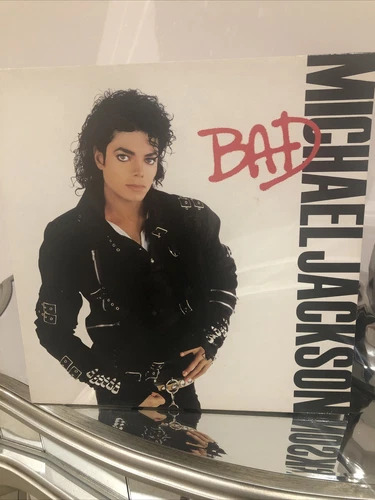 1987 MICHAEL JACKSON - BAD 12" GATEFOLD LP ALBUM VINYL RECORD RARE