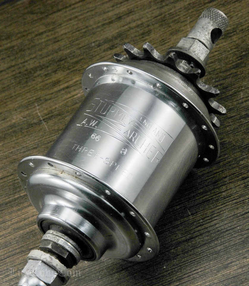 Vintage Sturmey Archer 3 Speed AW Bike HUB Schwinn Raleigh Tour Cruiser ...