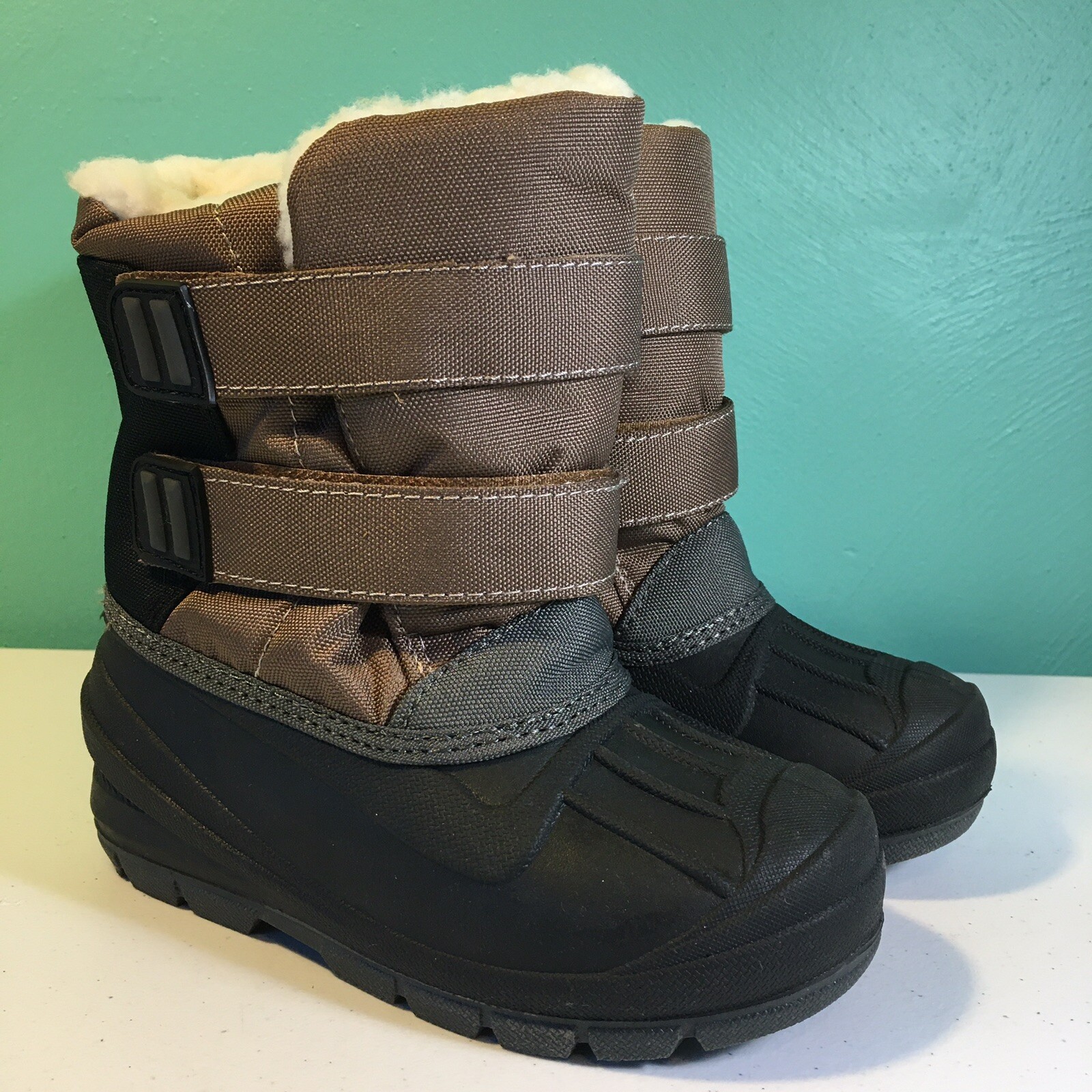 sherpa lined snow boots