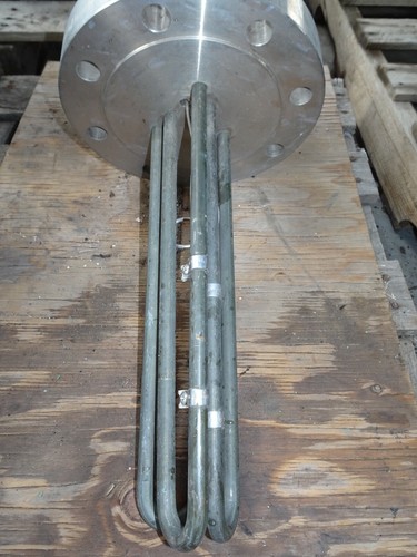 GAUMER PROCESS immersion HEATER 480 VAC 3 PHASE 1.5 KW STAINLESS 1344psi high - Picture 2 of 9
