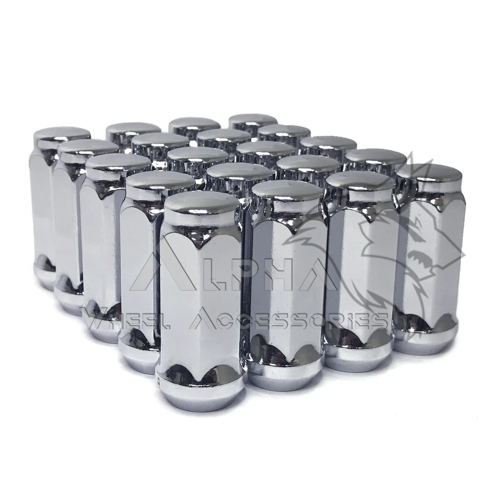 32 tuercas cromadas abultadas bellota 14x1,5 XL 2" de alto para Ford Super Duty F-250 F-350 Foto 4 de 4