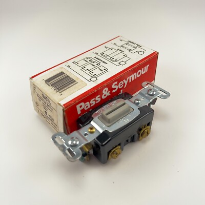 Pass & Seymour 15AC1-L Single Pole Locking Switch W/ KEY