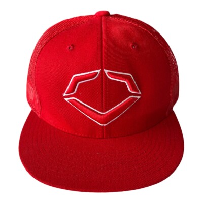 Evoshield Red Truckers Style Hat Cap Snap Back OSFM Unisex Baseball Softball NEW